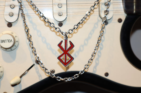 Red berserk necklace