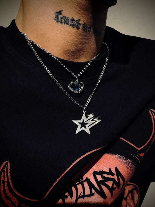Planet&star necklace
