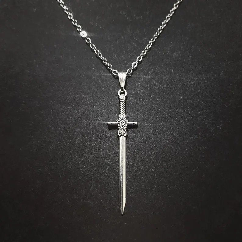 Greece sword necklace