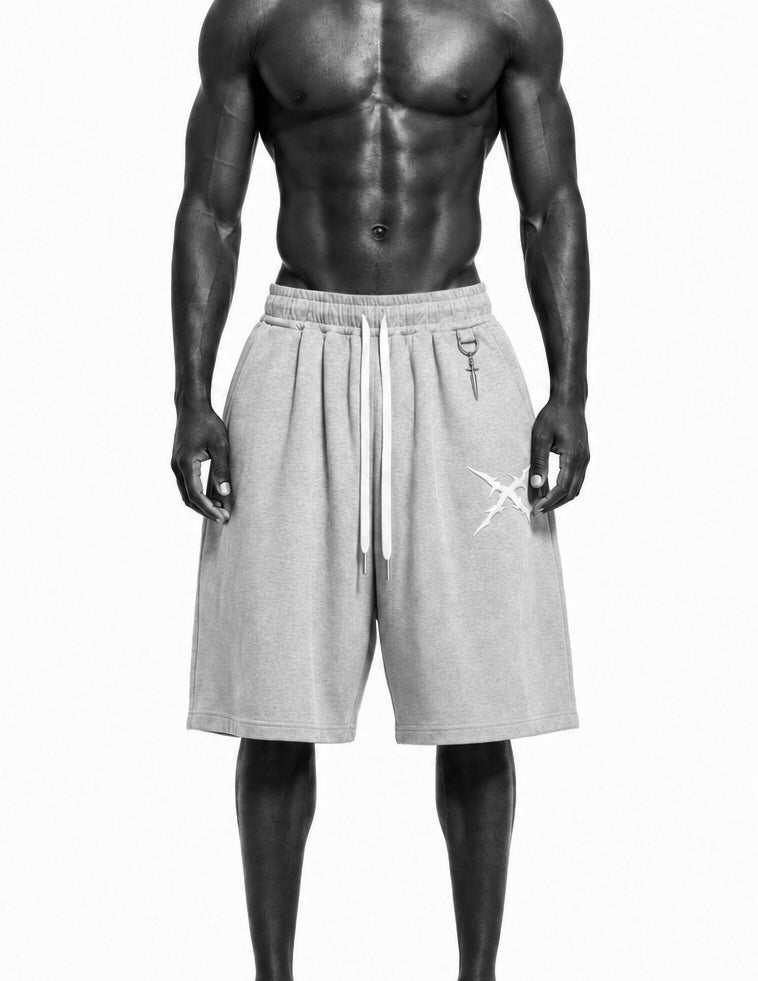 BC GREY BAGGY SHORT