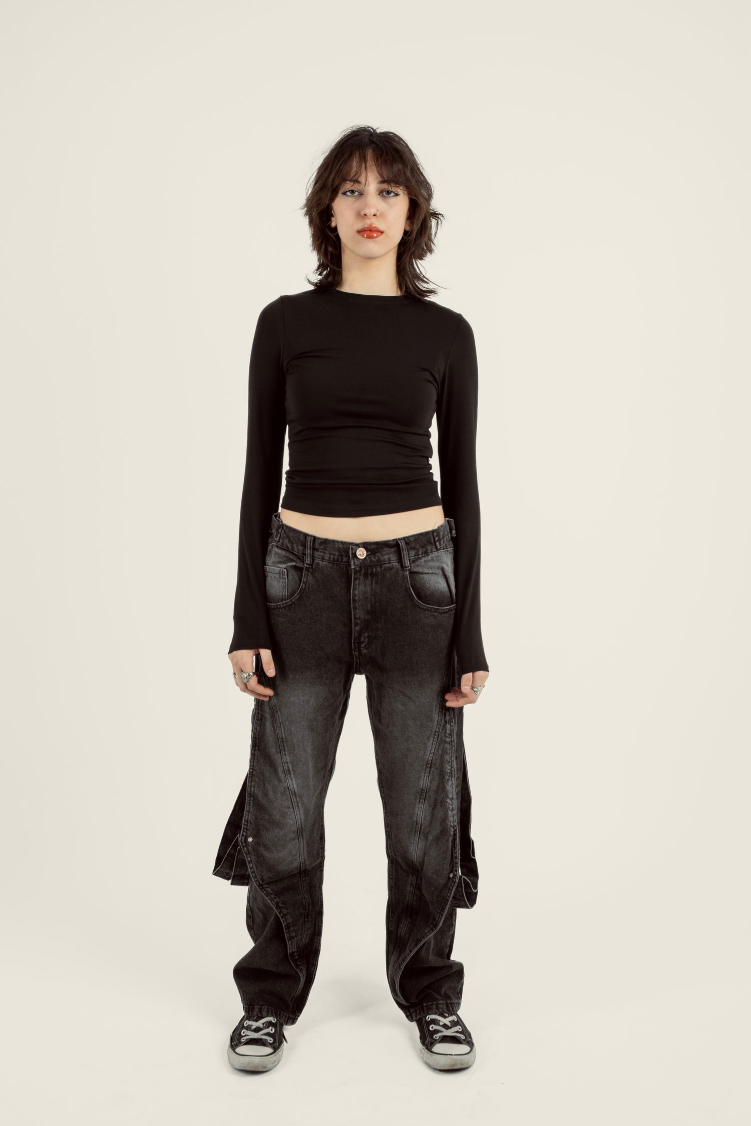 Crop top & basic top