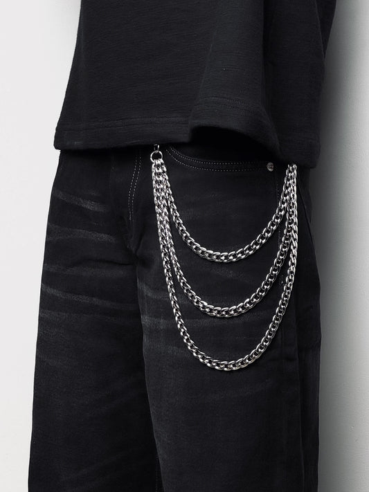 Triple layered pant chain