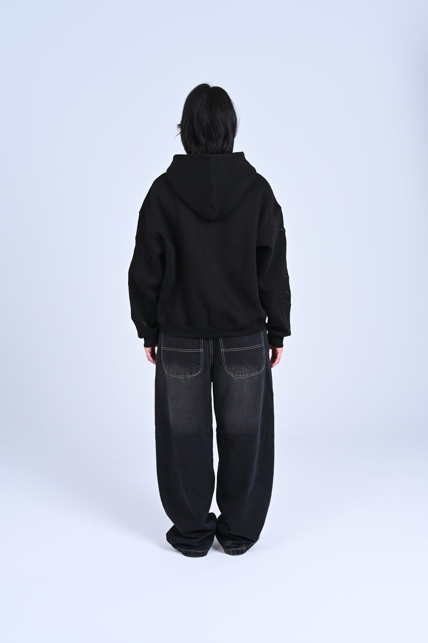 BLACK CIRCLE S25 EMBROIDERED  ZIP-IP JACKET