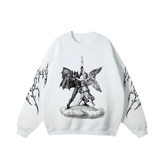Angel vs devil sweatshirt