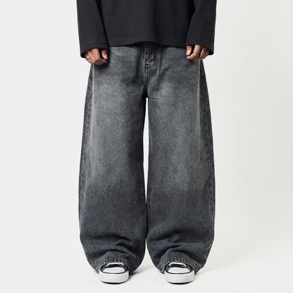 Acid gray jeans BALLOON FIT