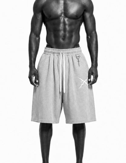 BC GREY BAGGY SHORT
