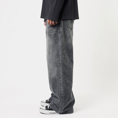 Acid gray jeans BALLOON FIT