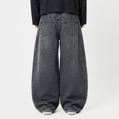 Acid gray jeans BALLOON FIT