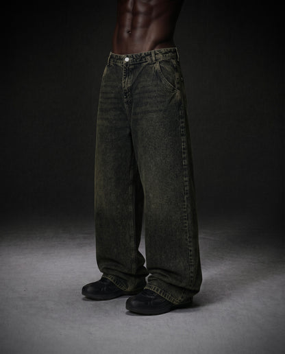Acid wide leg jeans