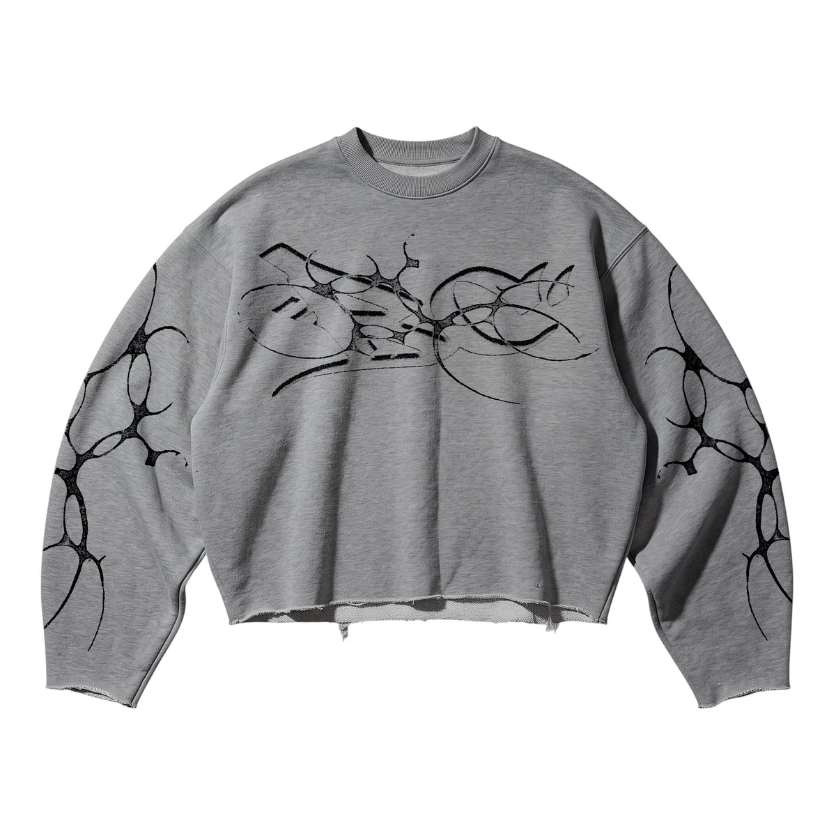 THE BC NIGHTFALL LIGHT GRAY CREWNECK