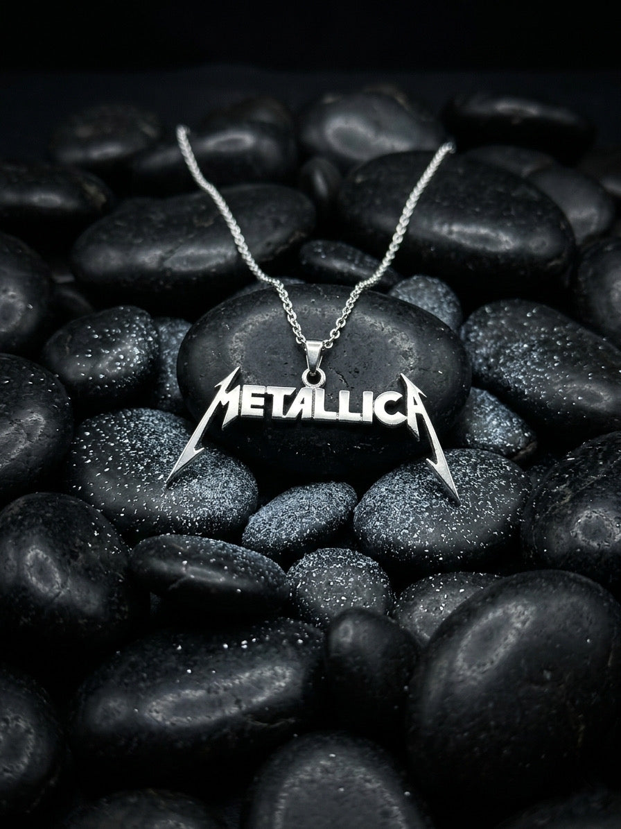 XO , acdc , Metallica Necklace